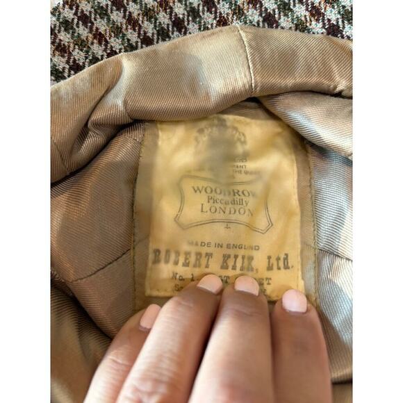 Robert Kirk Great Britain Houndstooth Wool Hat Vintage - Picture 3 of 5